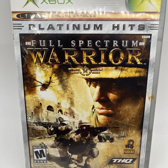Full Spectrum Warrior (Microsoft Xbox, 2004) Complete with Manual Tested - Picture 2 of 9